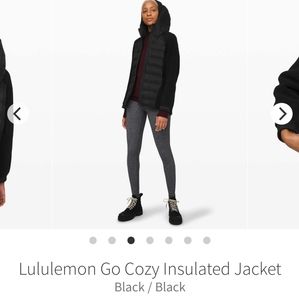 Lululemon go cozy insulted jacket